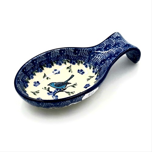 Podstawka pod łyżkę z motywem ptaszka