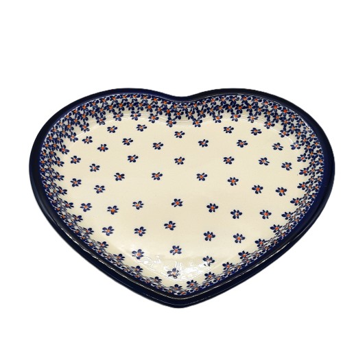 Talerz serce 882A 27,4x25 cm