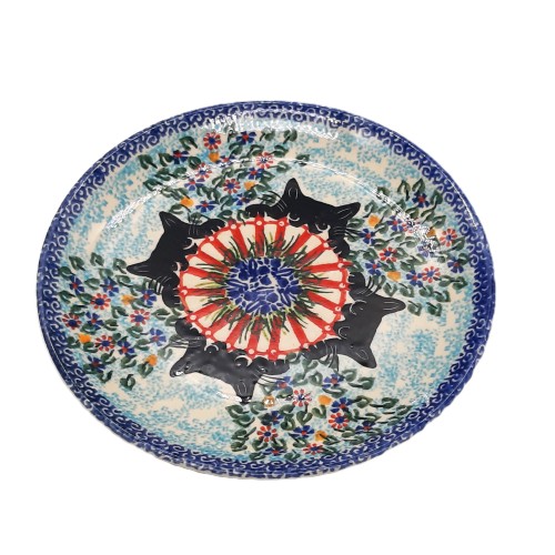 Talerz deserowy 19,5 cm, koty