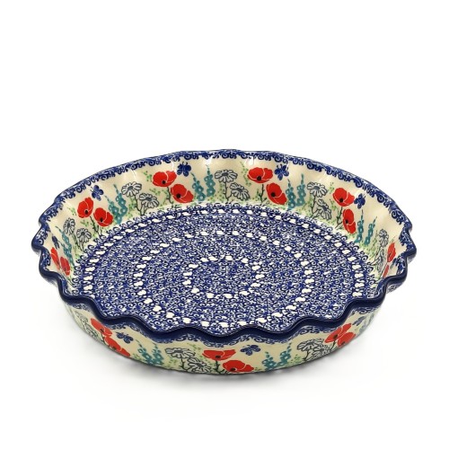 Salaterka,tarta 26,0 cm z motywem maków