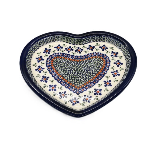 Talerz serce  27,4x25 cm, DU60
