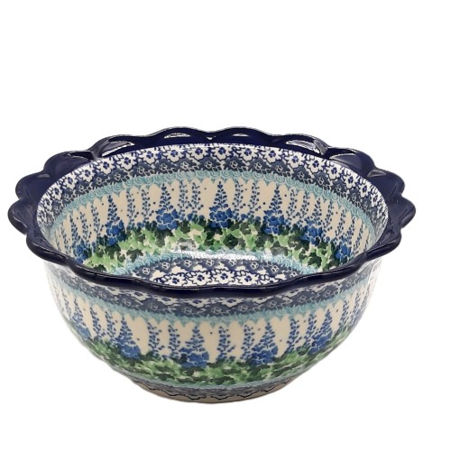 copy of Miska ceramiczna Bolesławiec 24,3 cm 2L rękodzieło zmywarka piekarnik mikrofalówka