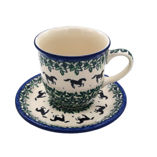 Filiżanka do kawy , herbaty V: 0,3 l, koniki