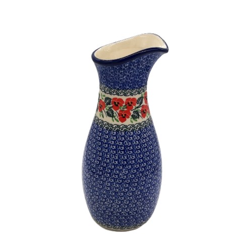 Karafka na wodę, wazon H:26,5cm, maki