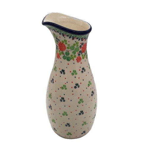 Karafka na wodę, wazon H:26,5cm,koniczynka