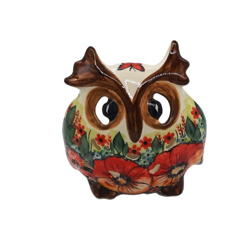 copy of Sowa lampka h:11,5 cm, unikat