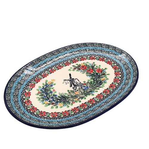 Półmisek na potrawy 31,0 / 22 cm ,unikat,wiatrak