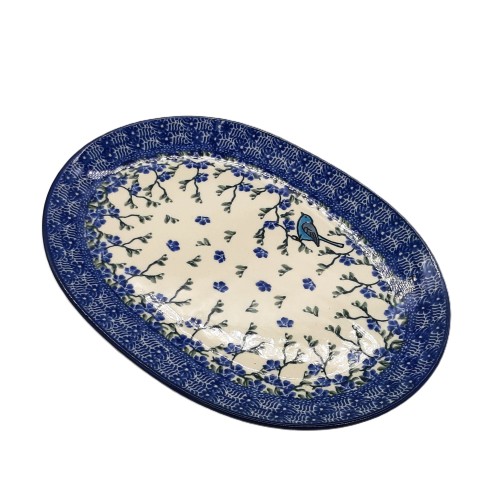 Półmisek na wędliny,sery 26,7/18,7 cm, ptaszek