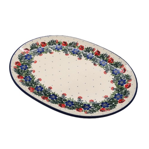 Półmisek na potrawy 31,5/ 22 cm , łączka