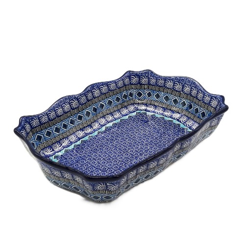 Półmisek 29/19,5cm, motyw geometryczny