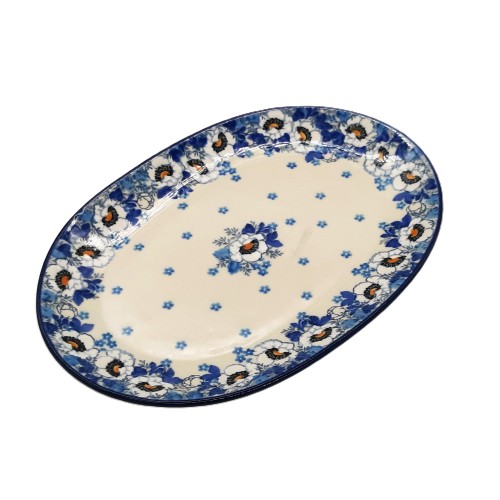 Półmisek na wędliny,sery 26,7/18,7 cm, anemony