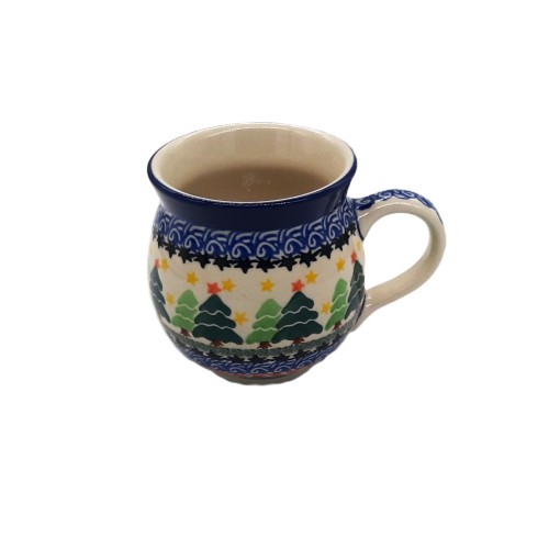 Kubek czeski V:0,35 L, motyw świąteczny