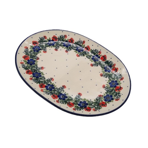 Półmisek na wędliny,sery 26,7/18,7 cm, łączka