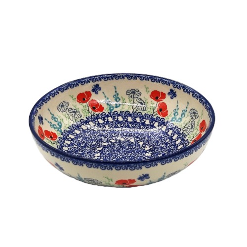 Miska  V:0,6 l z motywem maków