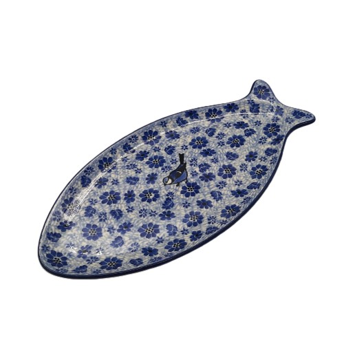 Talerz ryba 30x14,4 cm z motywem ptaszka