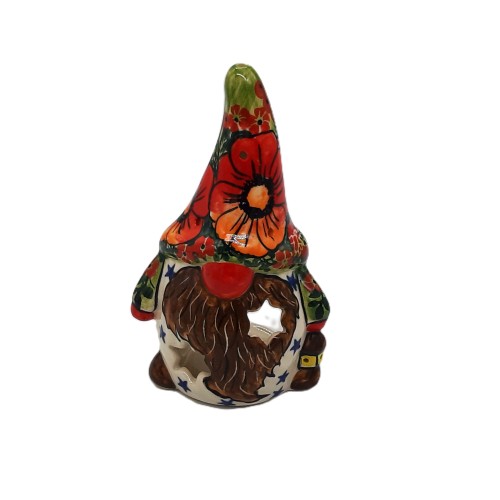 Lampka krasnal H: 15 cm, unikat