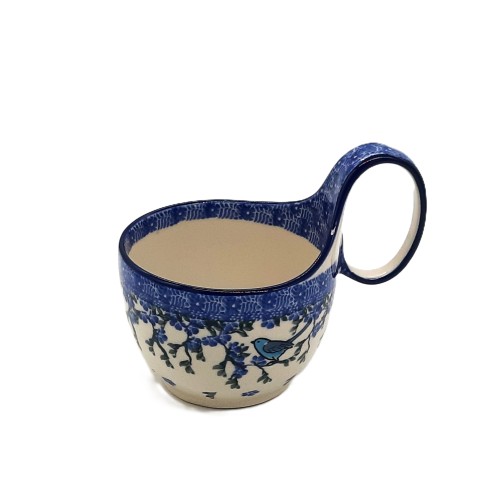 Czerpak na zupę V: 0,4L z motywem ptaszka