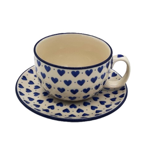 Filiżanka V: 0,35L z motywem serduszek
