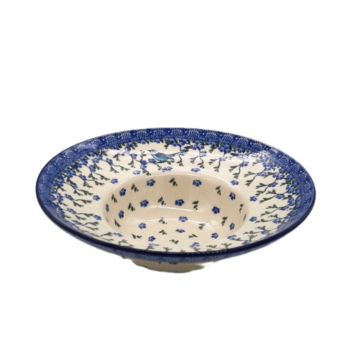 Talerz na spaghetti V:0,5L z motywem ptaszka