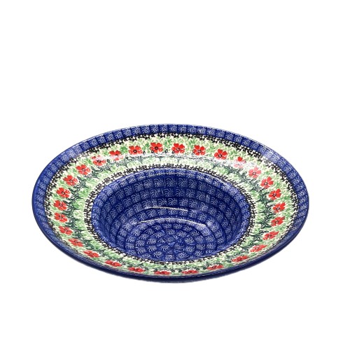 Talerz na spaghetti V:0,5L, motyw kwiatowy