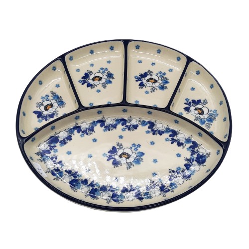 Talerz dzielony na przystawki 26,3 cm