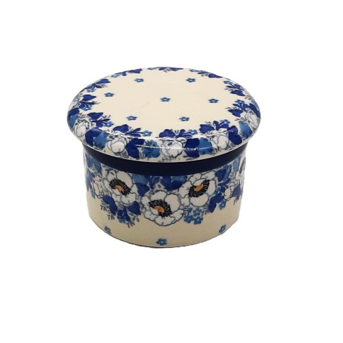 Maselnica wodna z motywem kwiatów