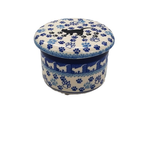 Maselnica wodna z motywem kota