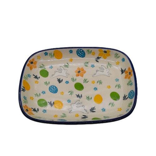 Półmisek 18,4/14,7 cm, motyw wielkanocny