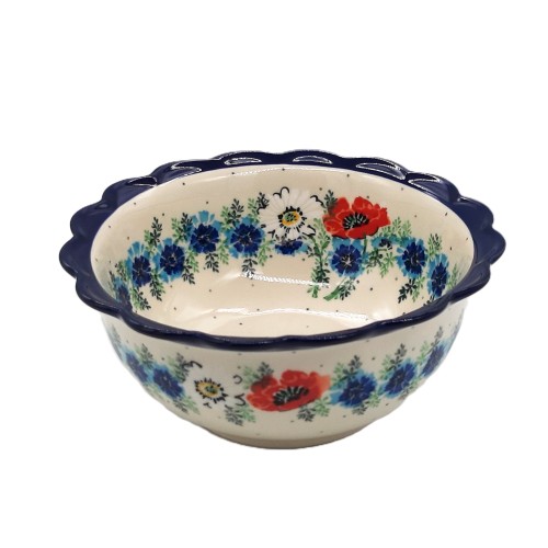 Miska na sałatkę V:1,0 l , motyw kwiatowy