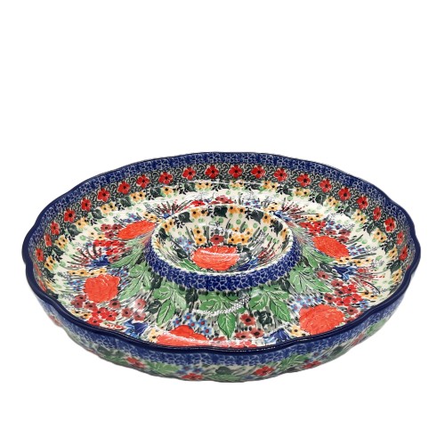 Talerz na frytki 30 cm, unikat