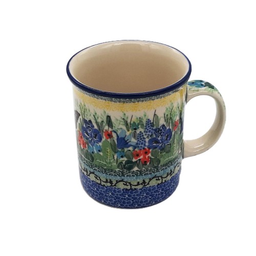 Kubek do herbaty V:0,4 L z motywem motylka, unikat