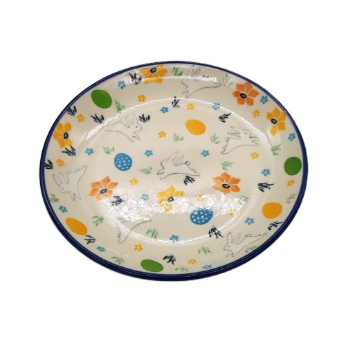 Talerz deserowy 19,9cm, motyw wielkanocny
