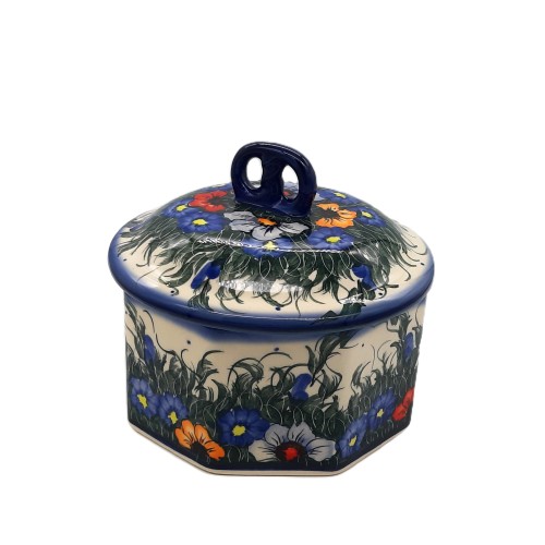 Pojemnik na ciastka V:1,2 L , trawka, unikat