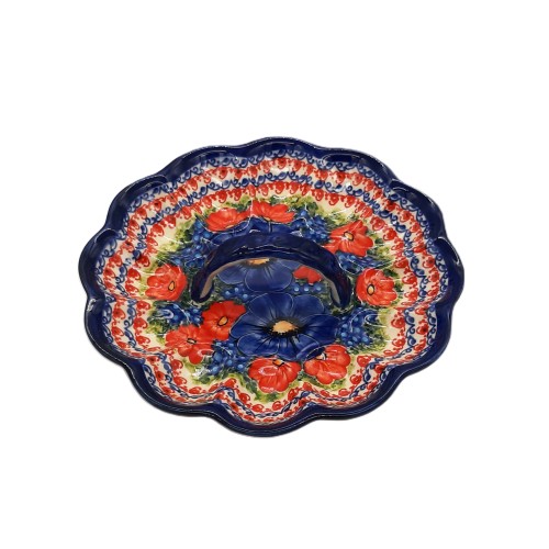 Talerz na jajka 20,5 CM, Ceramika Bolesławiec