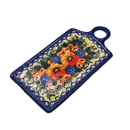 Deska ne sery,kwiaty, unikat