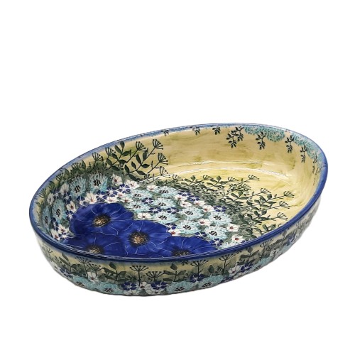 Półmisek do zapiekania 30,5 X 22,5 cm, unikat,kopry