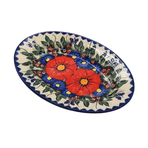 Półmisek 15,5 X 23,0 CM, unikat,maki