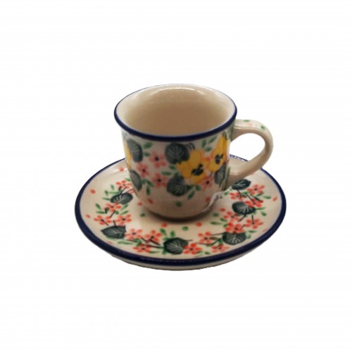 Filiżanka do espresso V:0,06 l, bratki