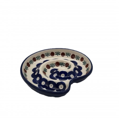 Talerzyk na oliwki 15,2 cm, pawie oczka