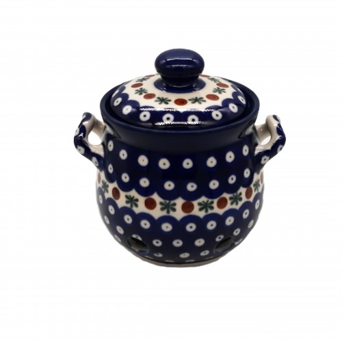 Pojemnik na czosnek z otworami Ceramika Bolesławiec