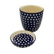 copy of Doniczka ceramiczna Bolesławiec 14,5 cm z podstawką rękodzieło