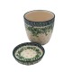 copy of Doniczka ceramiczna Bolesławiec 14,5 cm z podstawką rękodzieło