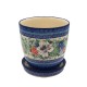 copy of Doniczka ceramiczna Bolesławiec 14,5 cm z podstawką rękodzieło