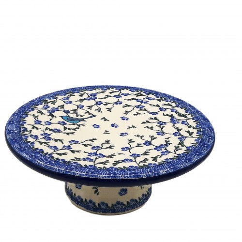 Patera na stopce h:7,5 cm, ptaszek