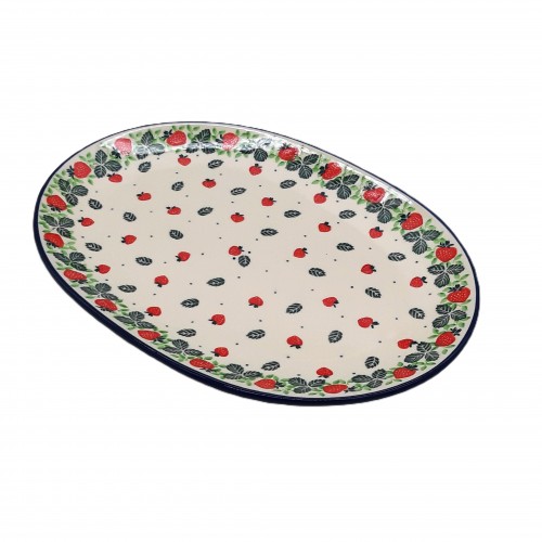 Półmisek na potrawy 31,5/ 22 cm,poziomki