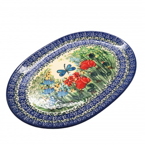 Półmisek na potrawy 31,0 / 22 cm ,unikat, ważka