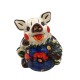 Świnka skarbonka, unikat h:17,5 cm
