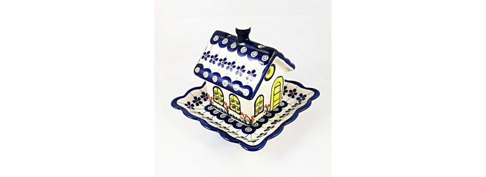 Keramik Bolesławiec bietet eine große Auswahl an Gerichtenauch dekoratives sortiment